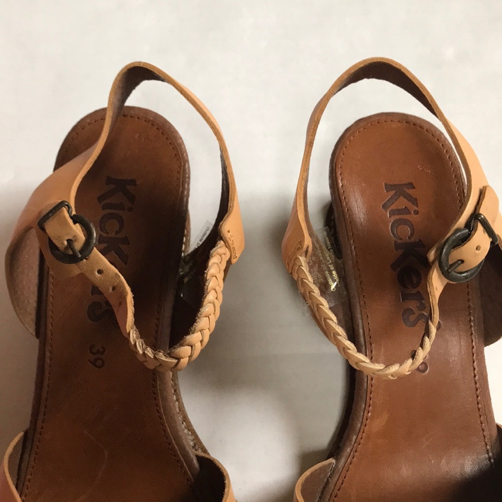 Kickers wedge open toe sandals - Picture 4 of 7